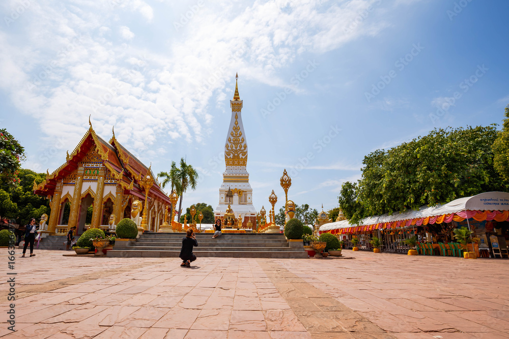 Wat Phra That Phanom buddhist temple in Nakon Pranom Thailand