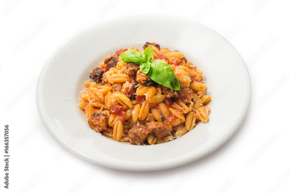 Malloreddus alla campidanese, Sardinian Food, Italian Pasta Malloreddus alla campidanese, Sardinian Food, Italian Pasta