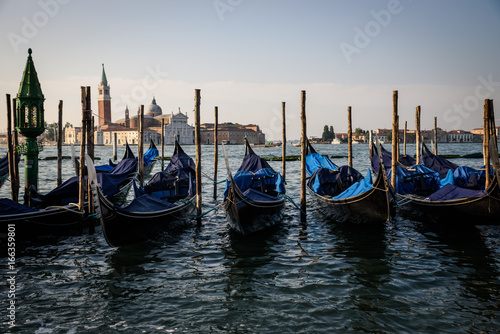 Gondolas in Venice © Kate
