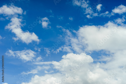 Fototapeta Naklejka Na Ścianę i Meble -  clear blue sky with cloud.