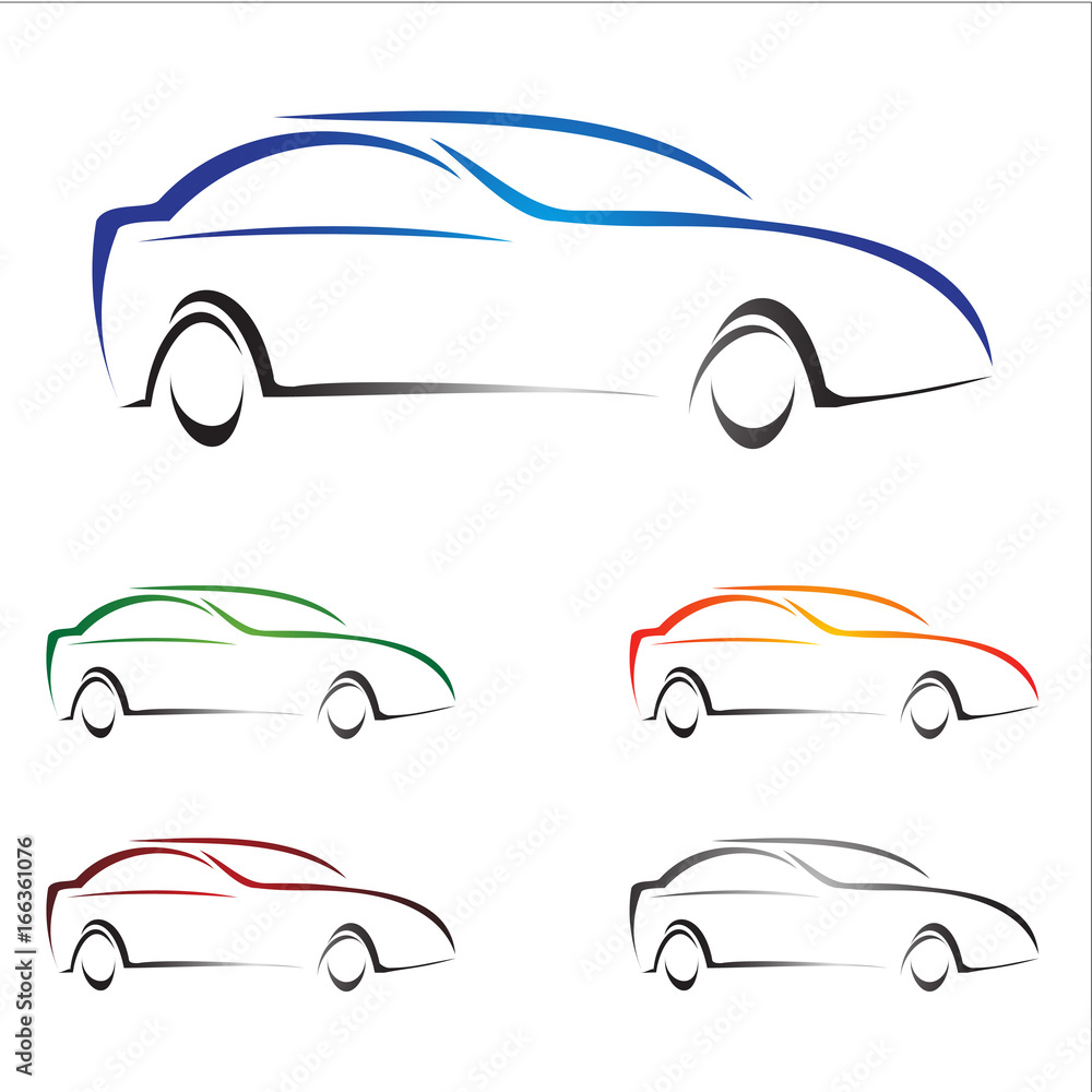 car logo, sport car, car logo vector