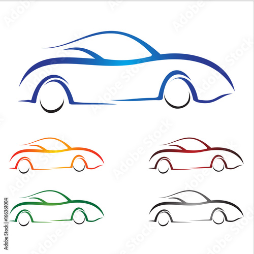 car logo, sport car, car logo vector