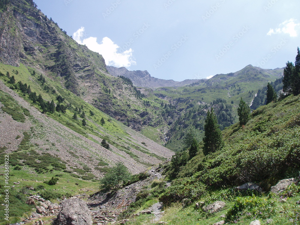 Fototapeta premium La Vallée du Rioumajou