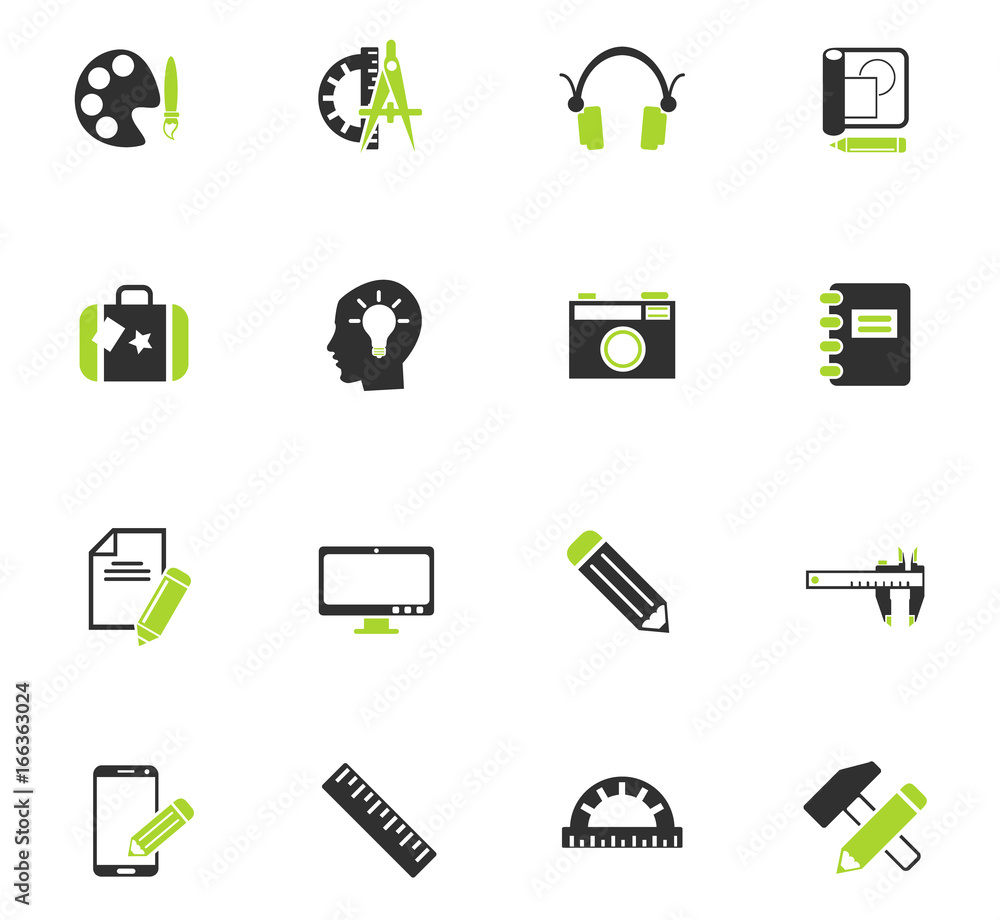 creative process icon set creative process icon set