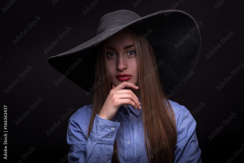 Fashionable stylish beautiful blondy girl with long hair Fashionable stylish beautiful blondy girl with long hair