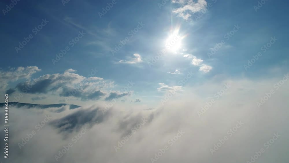Beautiful clouds over Carpatian mountains Beautiful clouds over Carpatian mountains