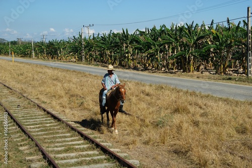 Canvas Print Paysan à Trinidad, Cuba