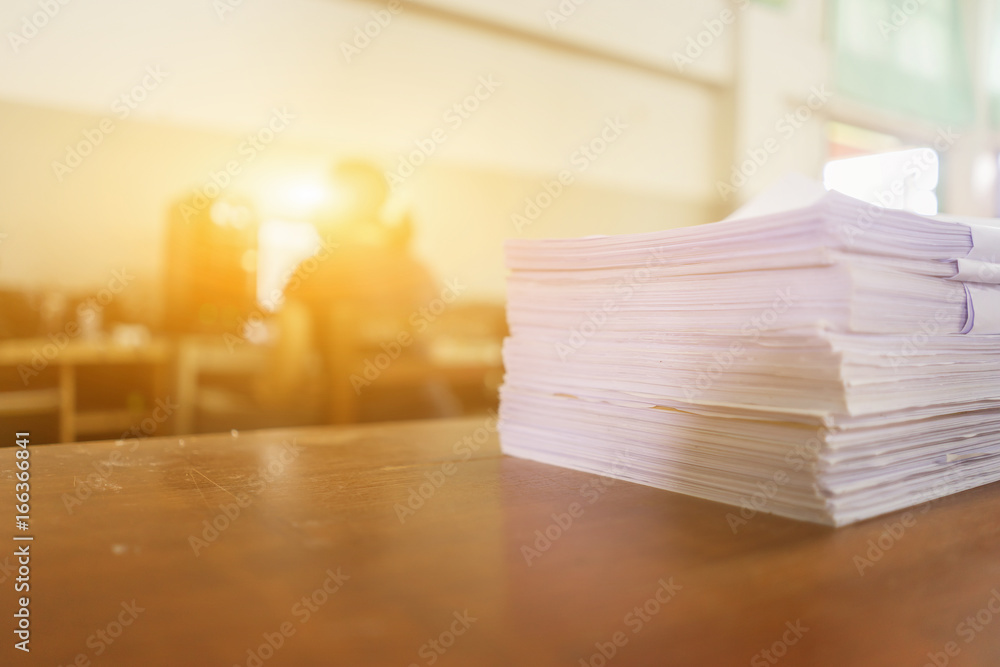 Pile of business documents on desk, Stack of business paper about application form document applying for job, registering claim for health insurance in workplace of Secretary,business office concept Pile of business documents on desk, Stack of business paper about application form document applying for job, registering claim for health insurance in workplace of Secretary,business office concept