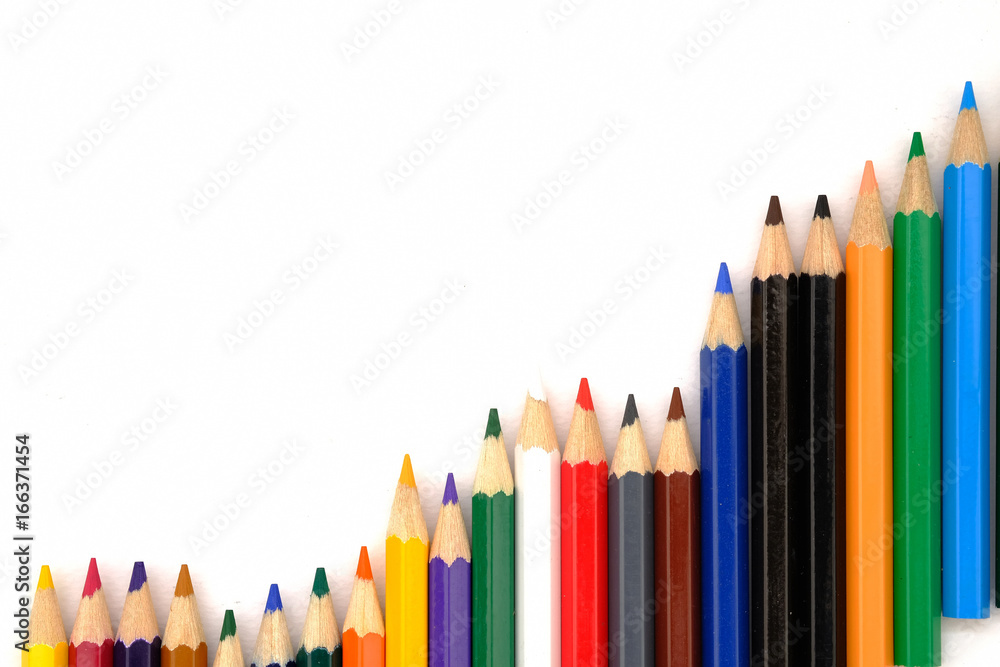 Fototapeta premium colored pencils