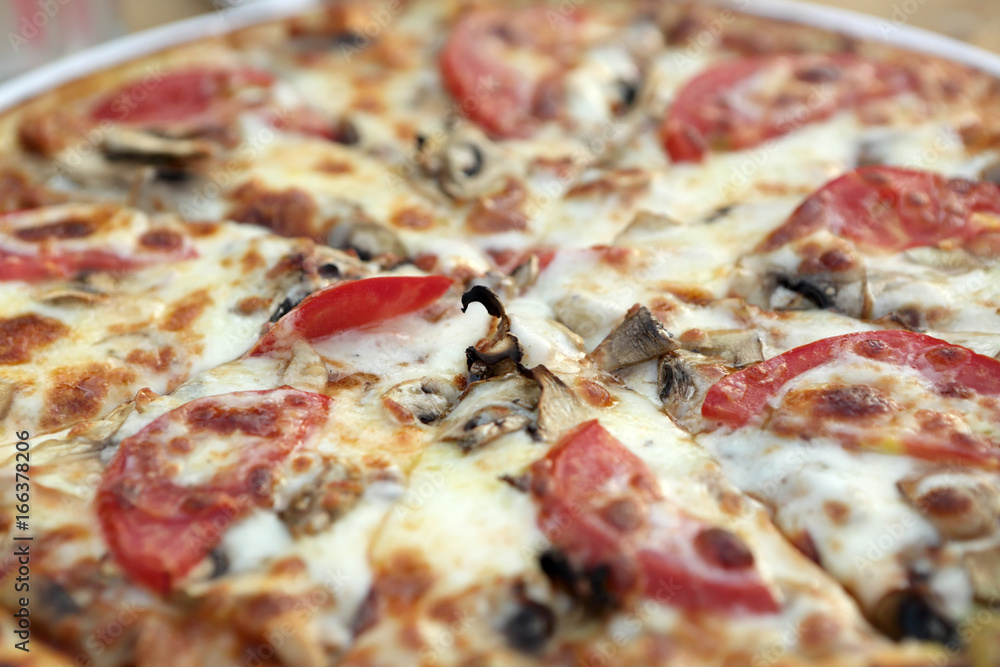 Pizza with mushrooms Pizza with mushrooms