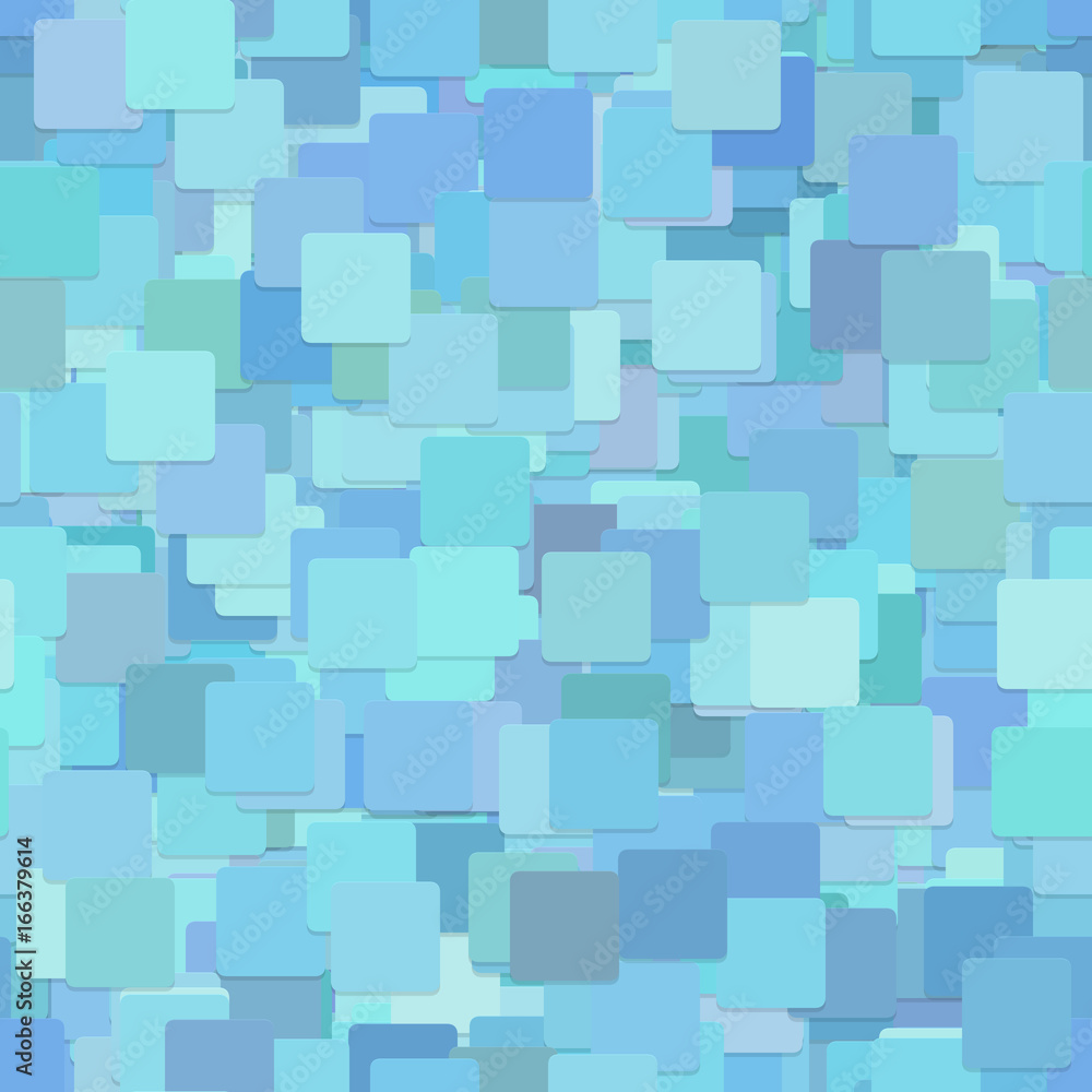 Seamless geometric square background pattern - vector design from squares in light blue tones Seamless geometric square background pattern - vector design from squares in light blue tones