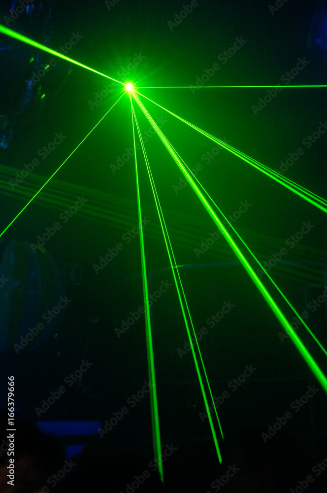 zielony laser