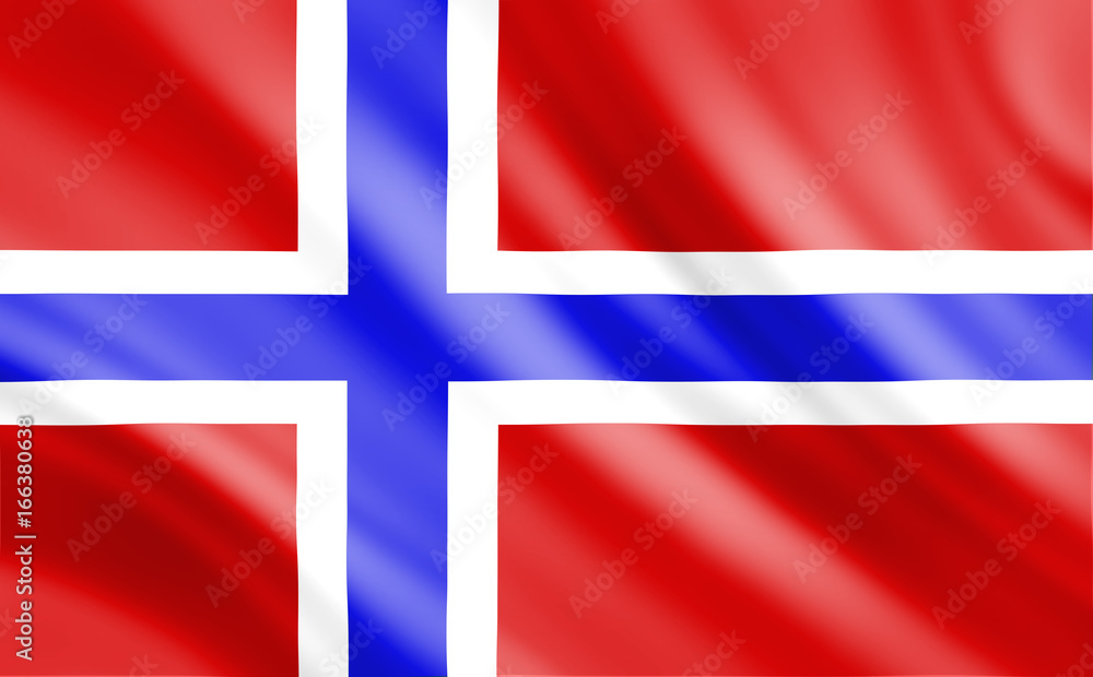 Fototapeta premium Flag of Norway.