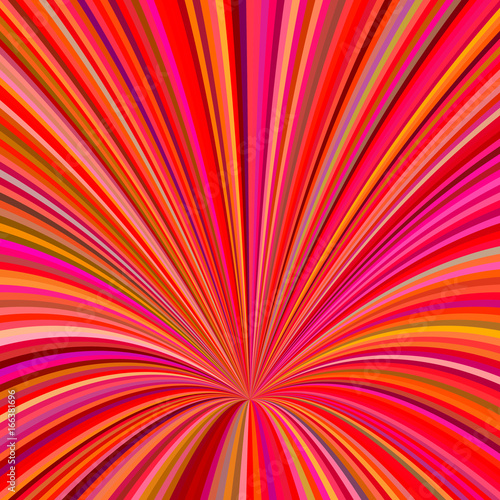 Abstract 3d hole background - vector graphic from swirling rays