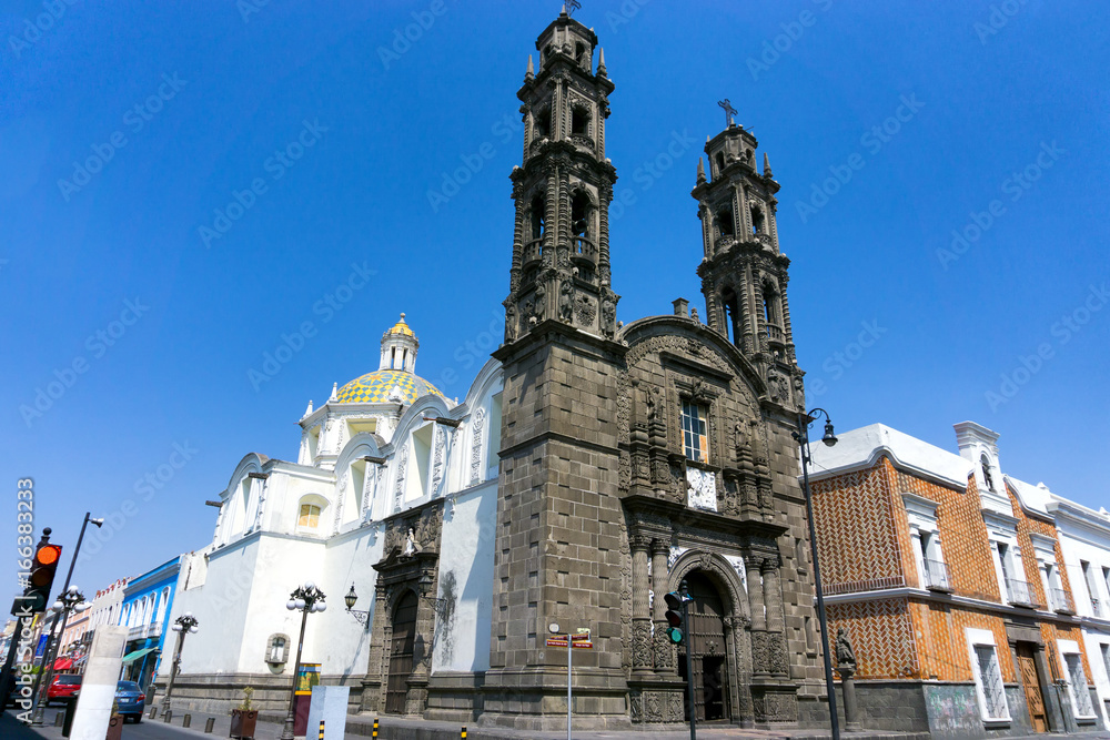 San Cristobal Temple in Puebla