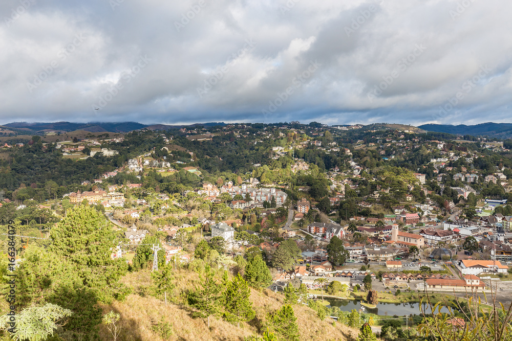 Campos do Jordao, Brazil. View from Elephant's hill
