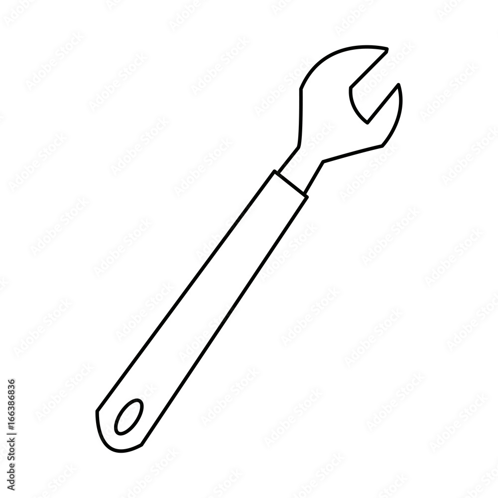 wrench tool repair instrument maintenance icon wrench tool repair instrument maintenance icon