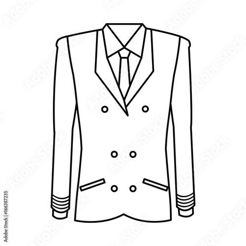 pilot captain aviator uniform coat with golden badge wings