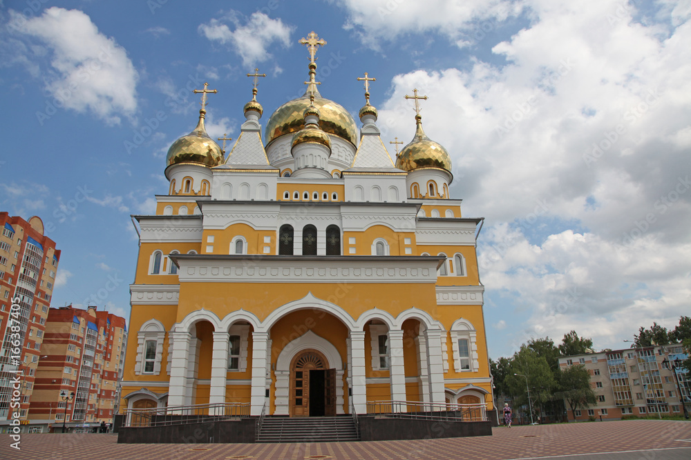 Obraz premium The Church of Cyril and Methodius in Saransk 