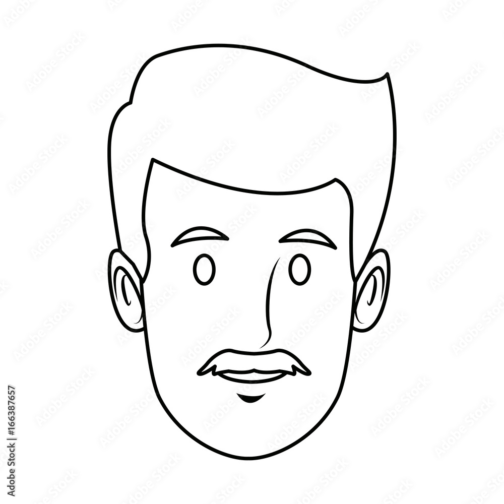 man employee face person character work man employee face person character work