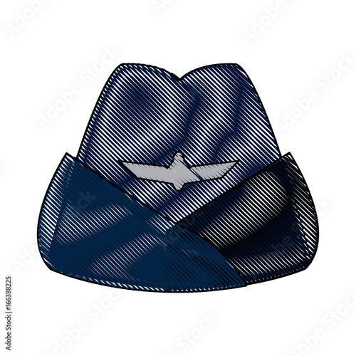 headgear stewardess civil aircraft uniform accessory