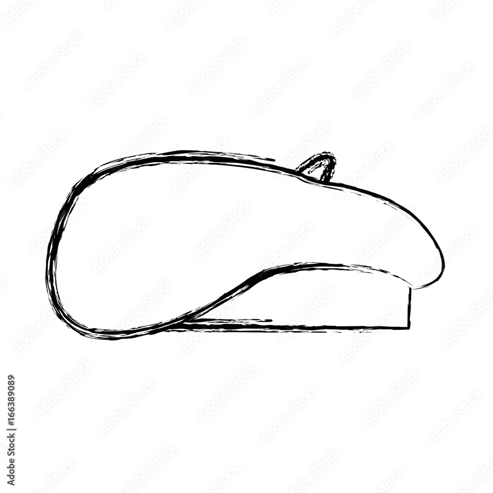 fashion french artist beret hat clothing accessory Stock Vector Adobe