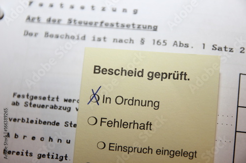 Steuerbescheid