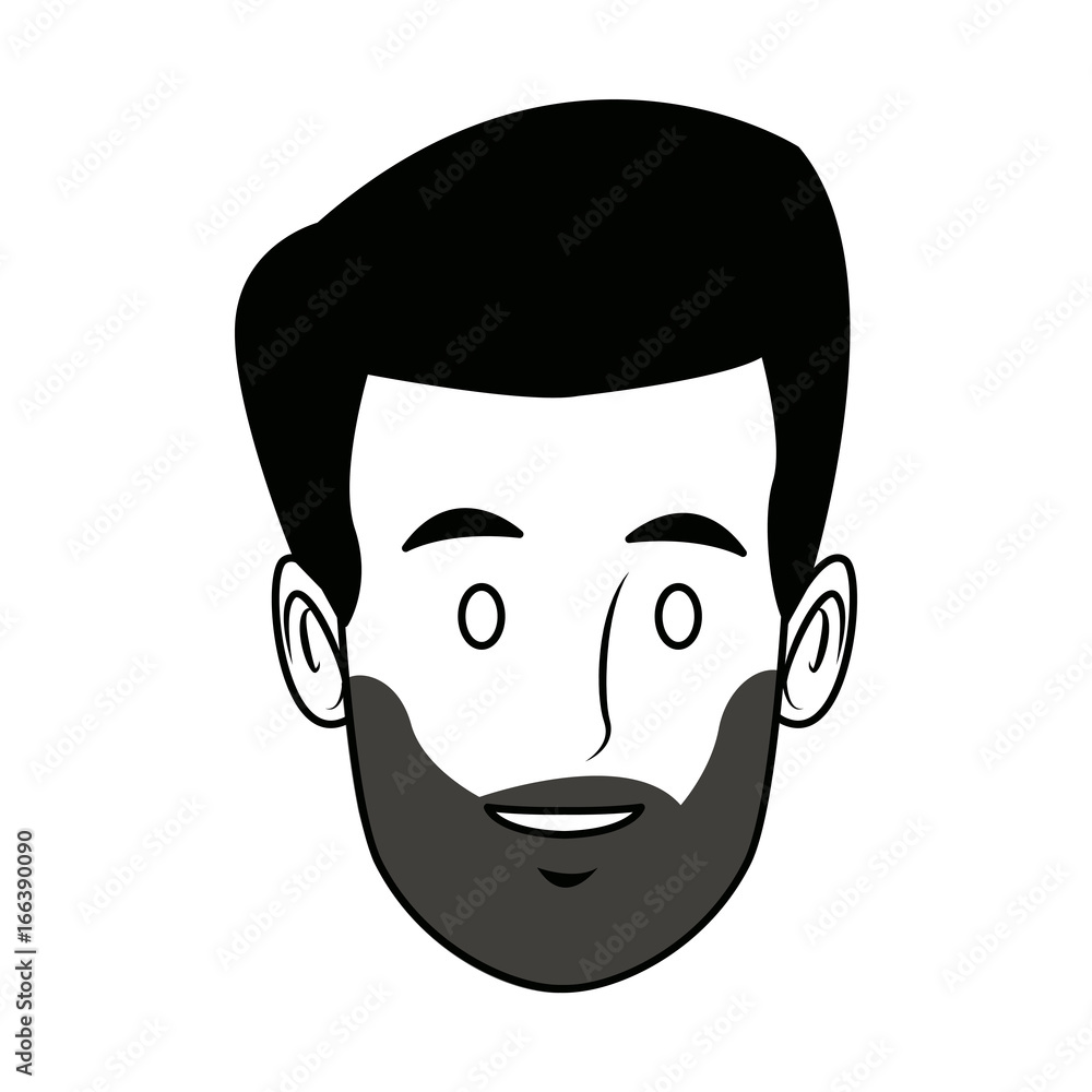 man employee face person character work man employee face person character work
