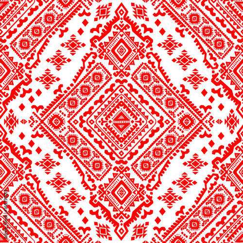 Tribal Aztec vintage seamless pattern