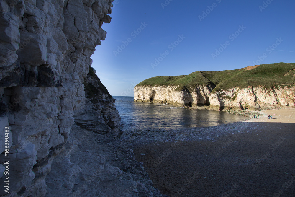 Flamborough from a cave