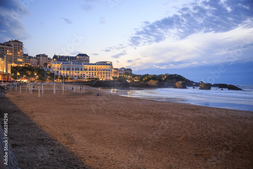 Biarritz by night
