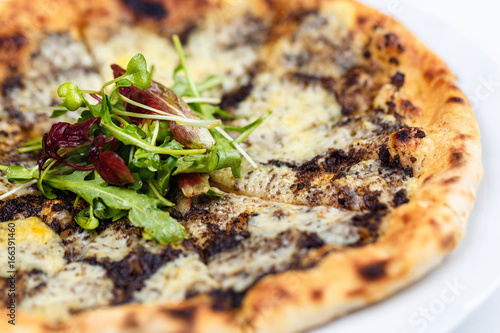 Pizza with truffle photo