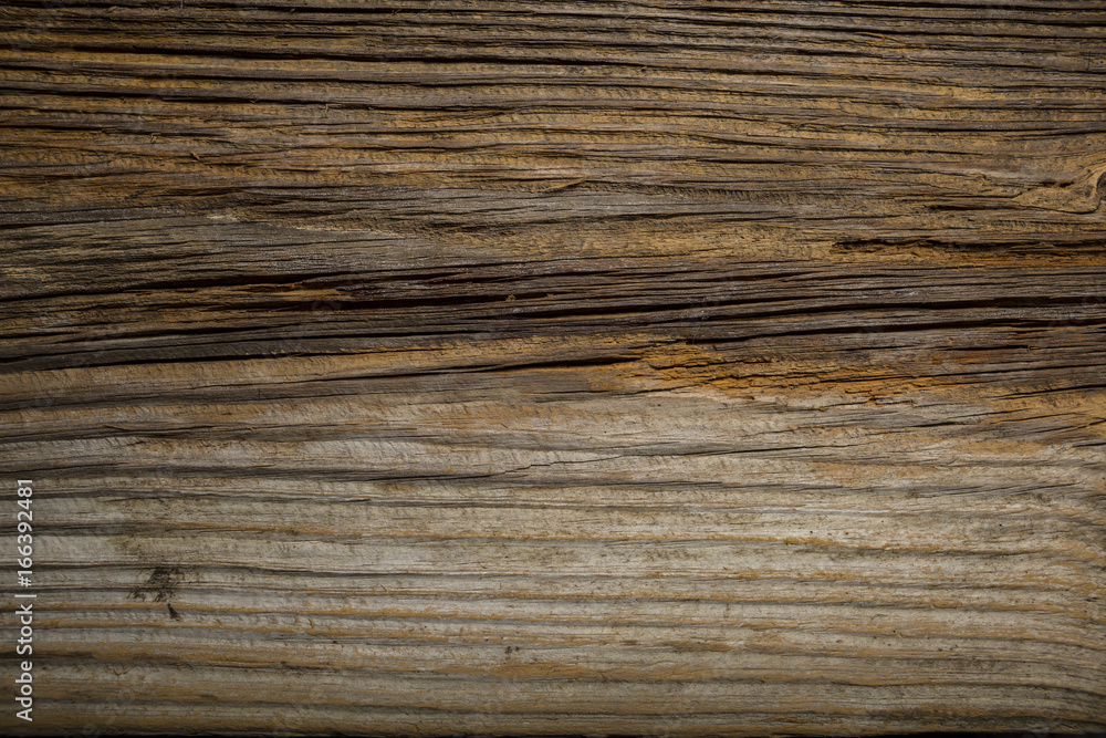 Top view of weathered wooden texture surface Top view of weathered wooden texture surface