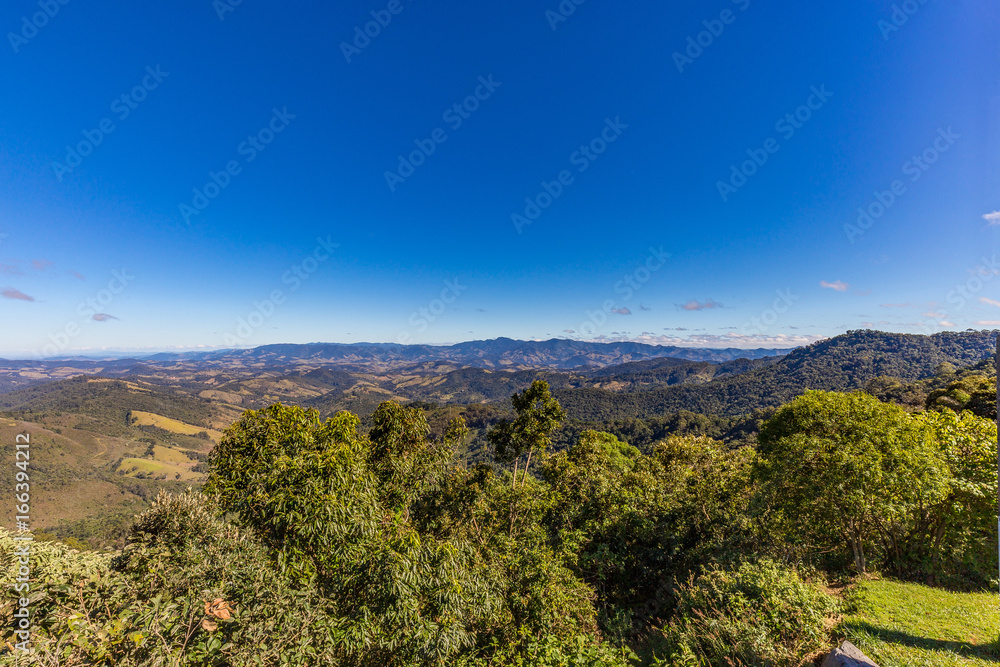 Campos do Jordao, Brazil. Belvedere on the road to the city Campos do Jordao, Brazil. Belvedere on the road to the city