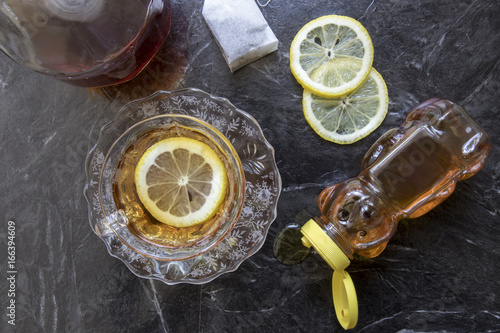 Classic hot toddy cocktail