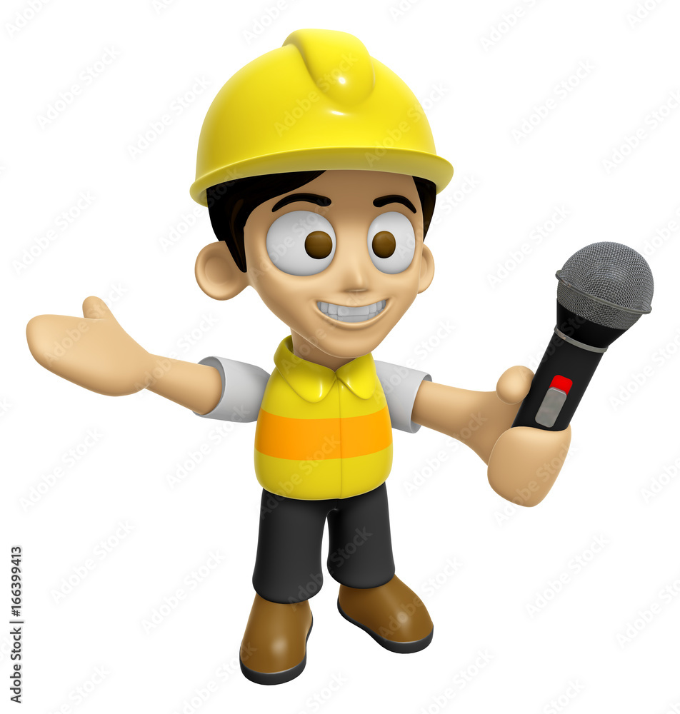 3D Construction Worker 3D Construction Worker