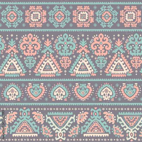 Tribal vector ethnic Mexican, African ornament