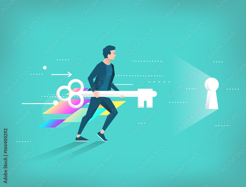 Business concept of seaching best solution and way. Business concept of seaching best solution and way.