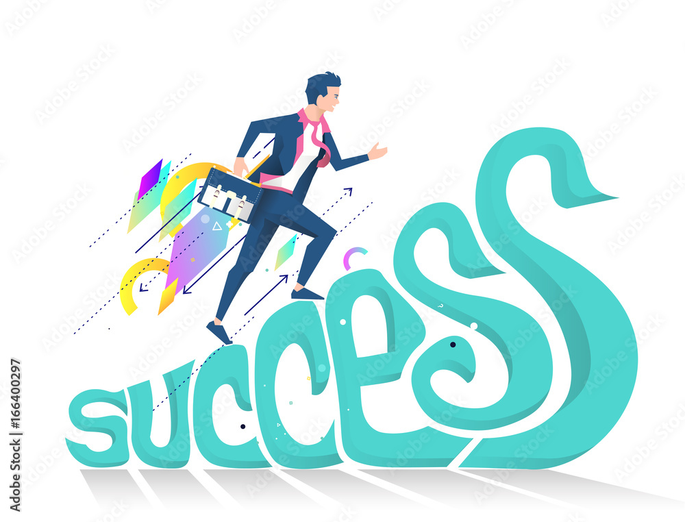 Obraz premium Business concept of success.