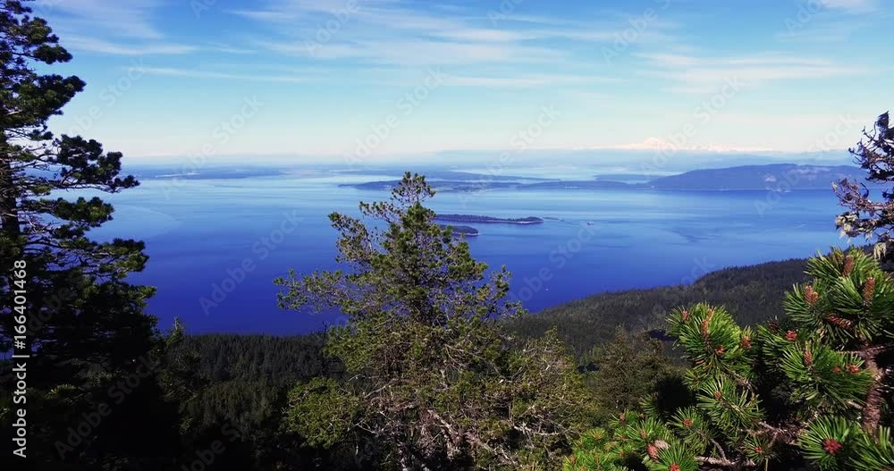 San Juan Islands Puget Sound View Orcas Island to Mt Baker San Juan Islands Puget Sound View Orcas Island to Mt Baker