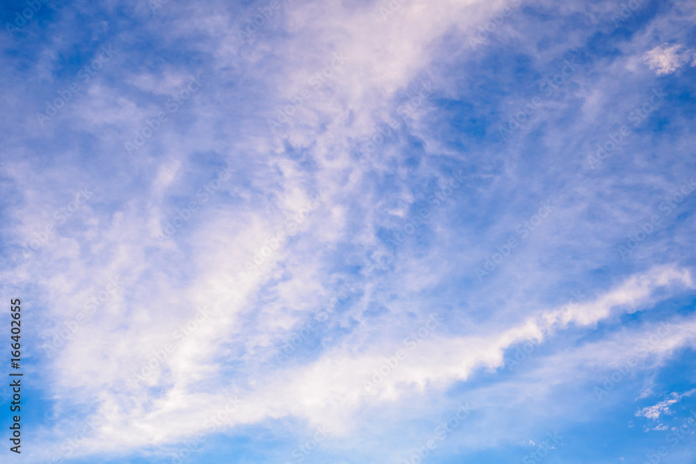 blue sky with clouds nature abstract background