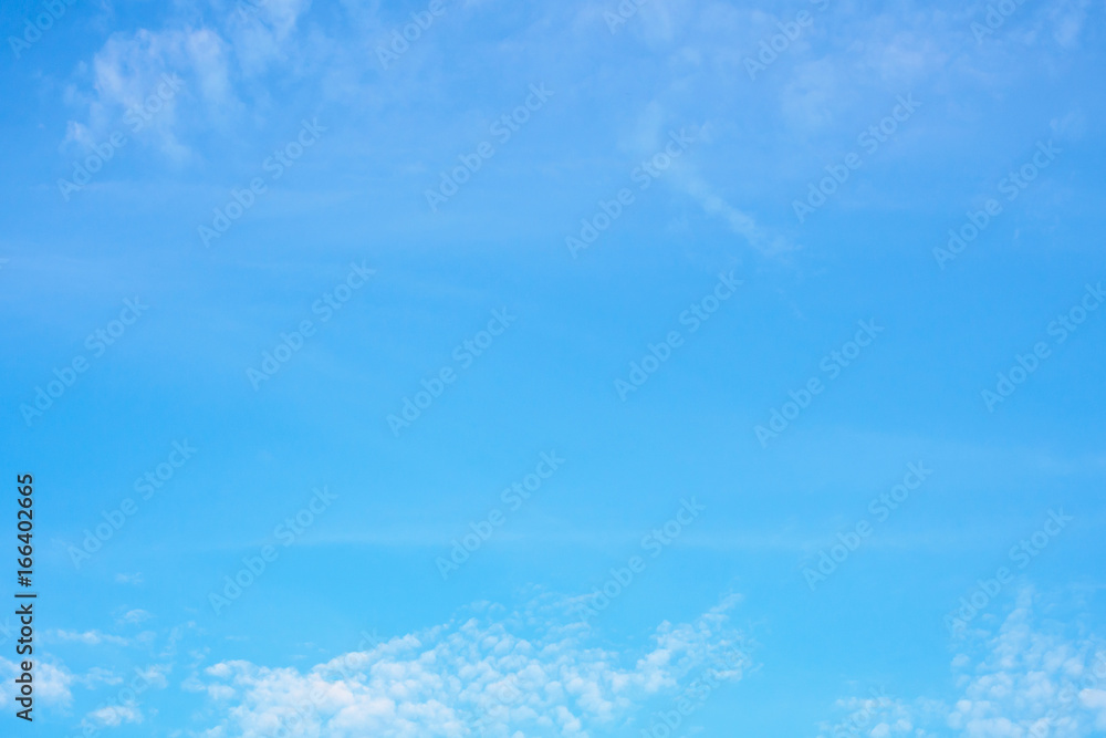 Fototapeta premium blue sky with clouds nature abstract background