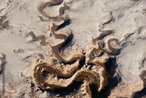 Photography Aerial View of Winding Canyon
