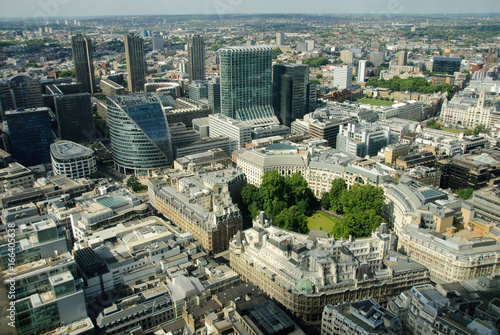 Aerial View of London, England