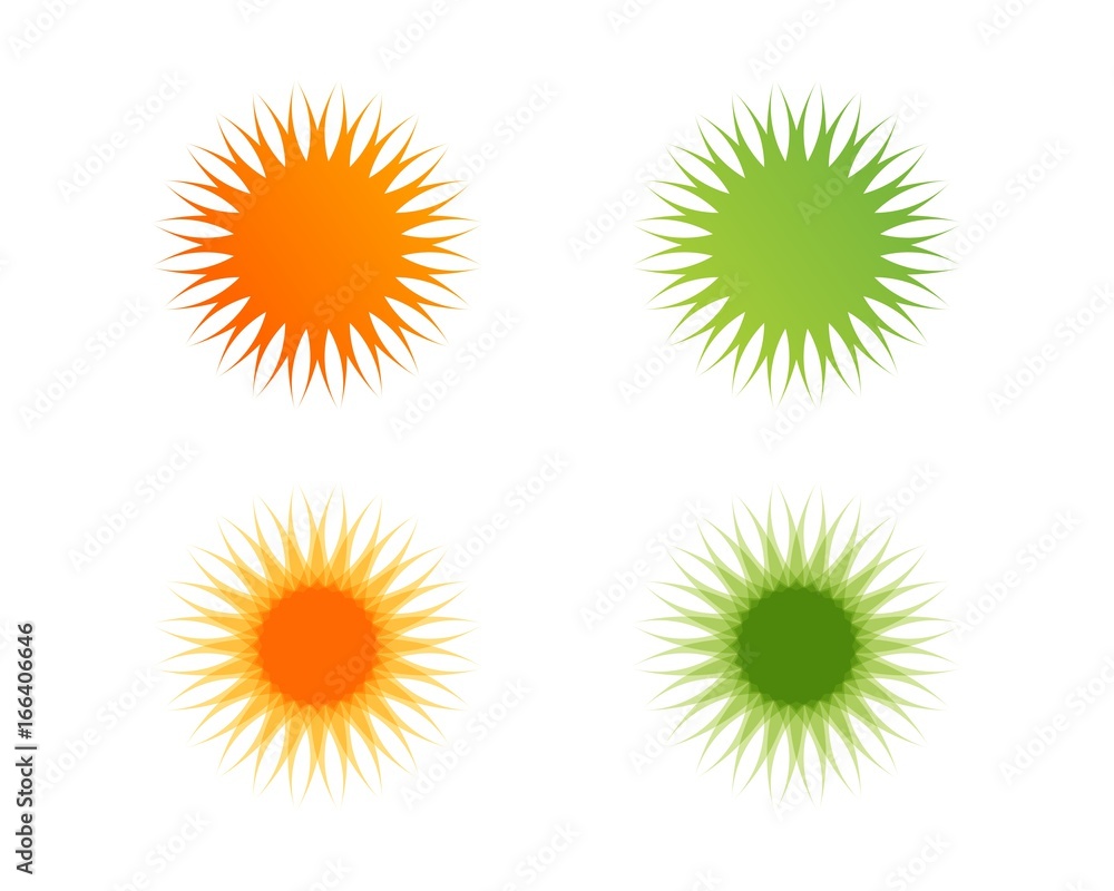 Abstract Sun Flower Abstract Sun Flower