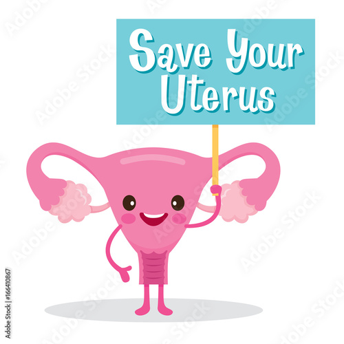 Uterus, Human Internal Organ, Cartoon Character