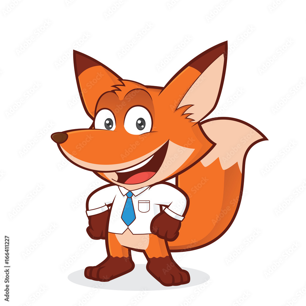 Fototapeta premium Businessman fox