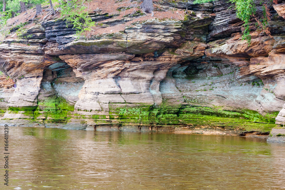 layered multi color rock layered multi color rock