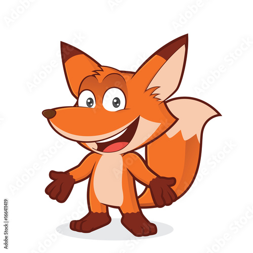 Fox in welcoming gesture