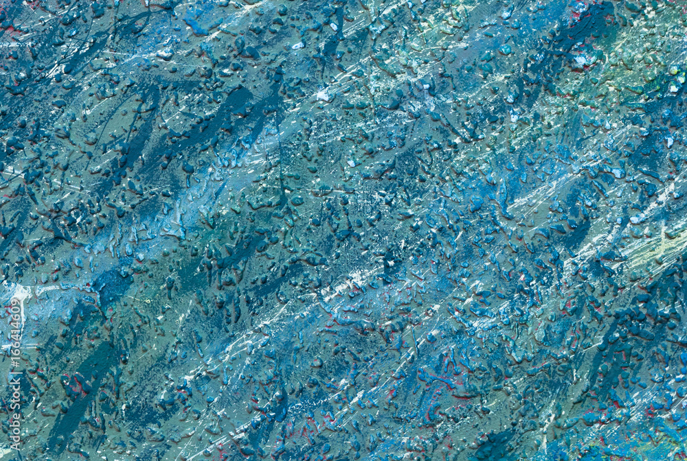 Naklejka premium Cool Blue Rough Texture